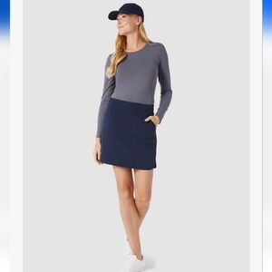 32 Degrees Blue Mini A-Line Skorts